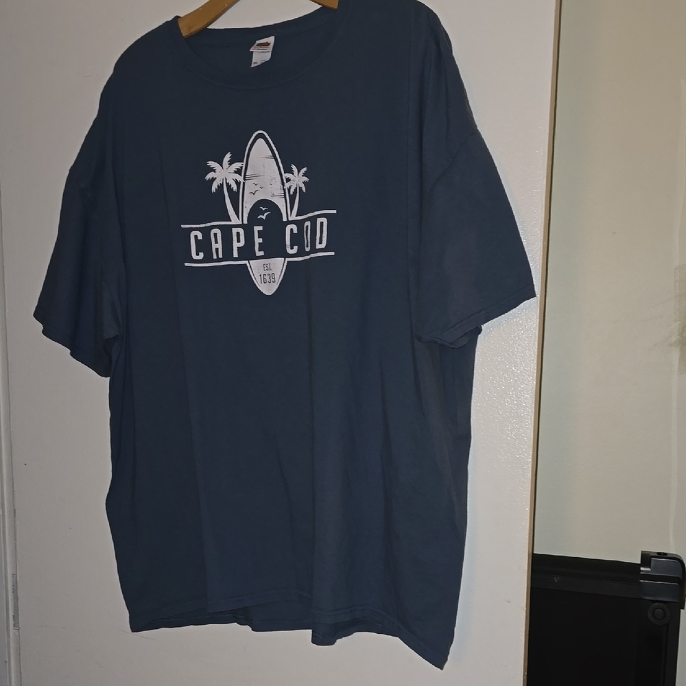 Cape Cod Graphic Men's Shirt - Blue